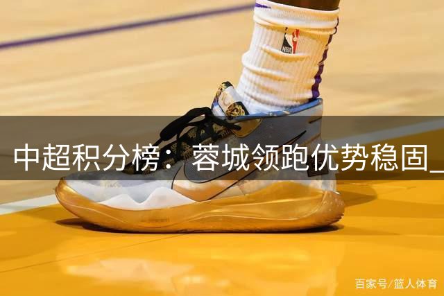 中超积分榜：蓉城领跑优势稳固 保级大战白热化